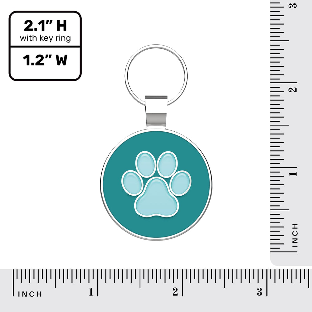 MYLUCKYTAG diametre-1-2-pouce: taille compacte adaptée.