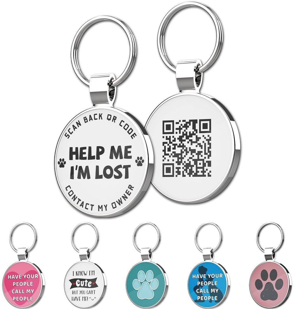 MYLUCKYTAG etiquette-id-qr-collier : identification rapide et durable.