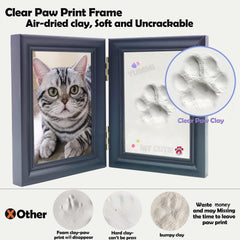 MYPAWLETS pâte d'argile empreinte patte: empreinte nette grâce à une argile facile à utiliser.