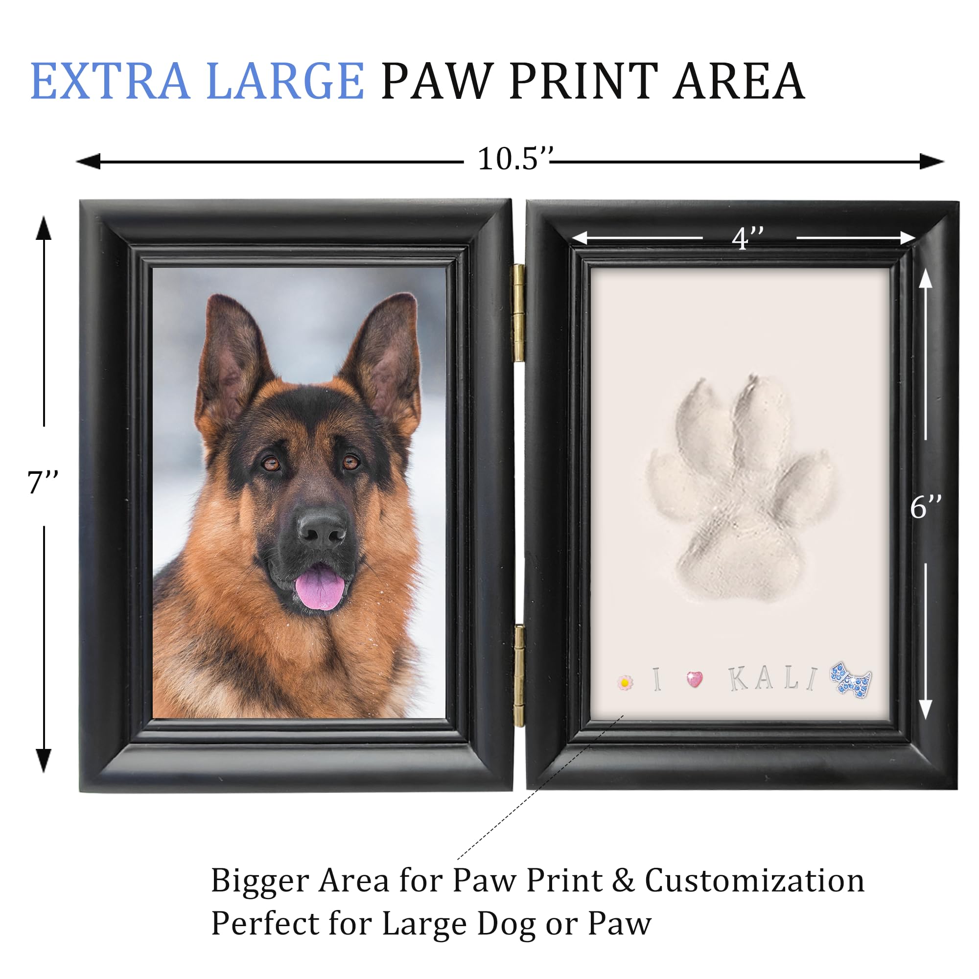 MYPAWLETS argile patte seche air pour des impressions nettes et sûres.