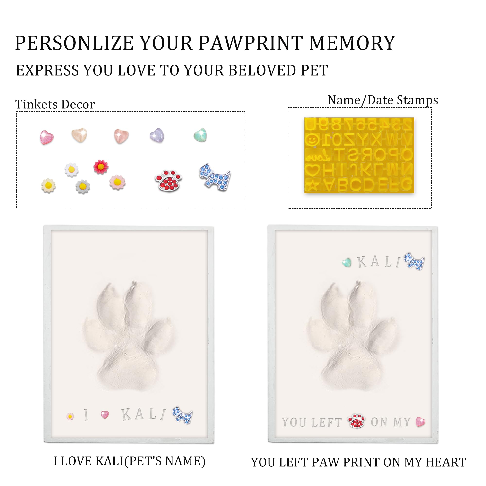 MYPAWLETS cadre photo 4x6 noir prêt à afficher vos souvenirs.