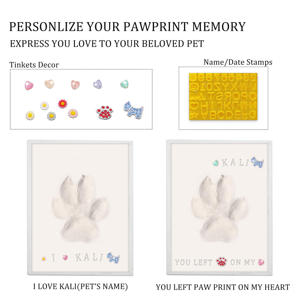 MYPAWLETS cadre photo 4x6 noir prêt à afficher vos souvenirs.