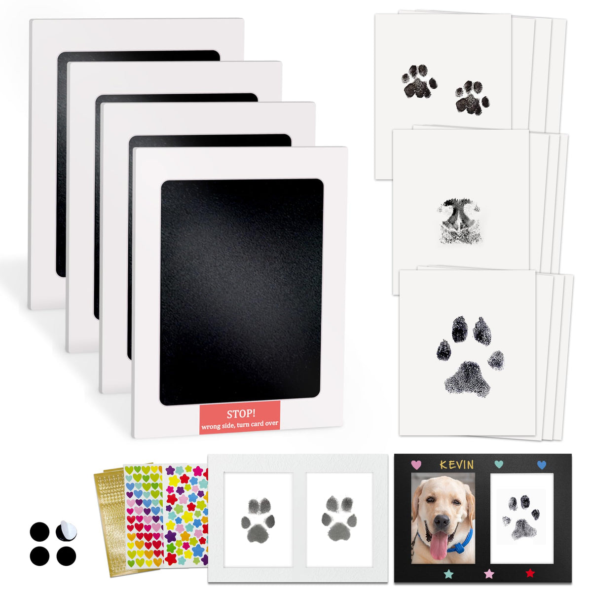 MYPAWLETS – empreinte-patte-sans-encre, facile à afficher comme souvenir durable.