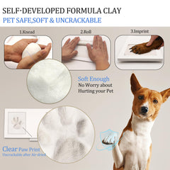 MYPAWLETS tampon d encre sans contact: empreinte propre et sans stress pour petites pattes.