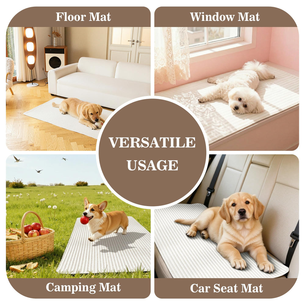 Protection animale MYSKY HOME limite poils et rayures sur le canapé.