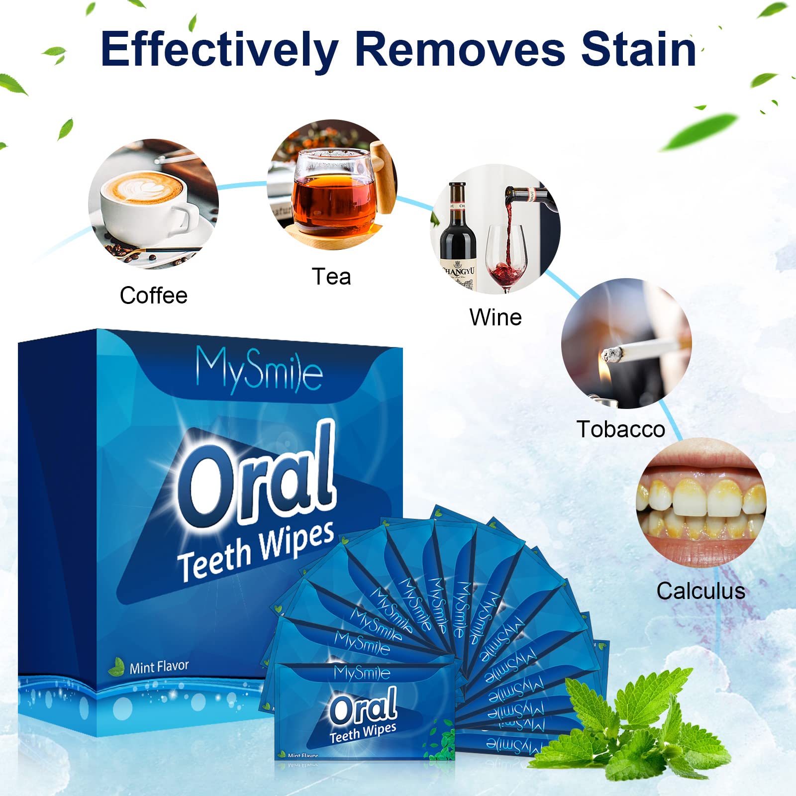 MySmile brosse-doigt jetable, pratique pour nettoyer les dents sans rinçage