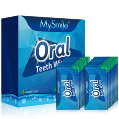 MySmile lingettes dentaires 100 pièces dans un paquet pratique, idéal en déplacement