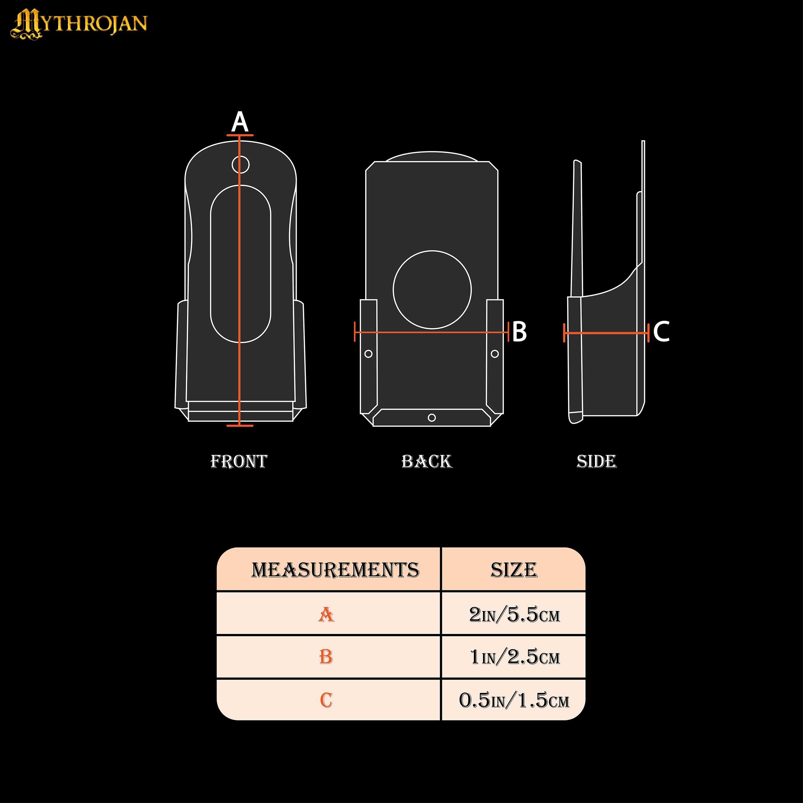 Mythrojan clicker avec gravure militaire et design distinctif.
