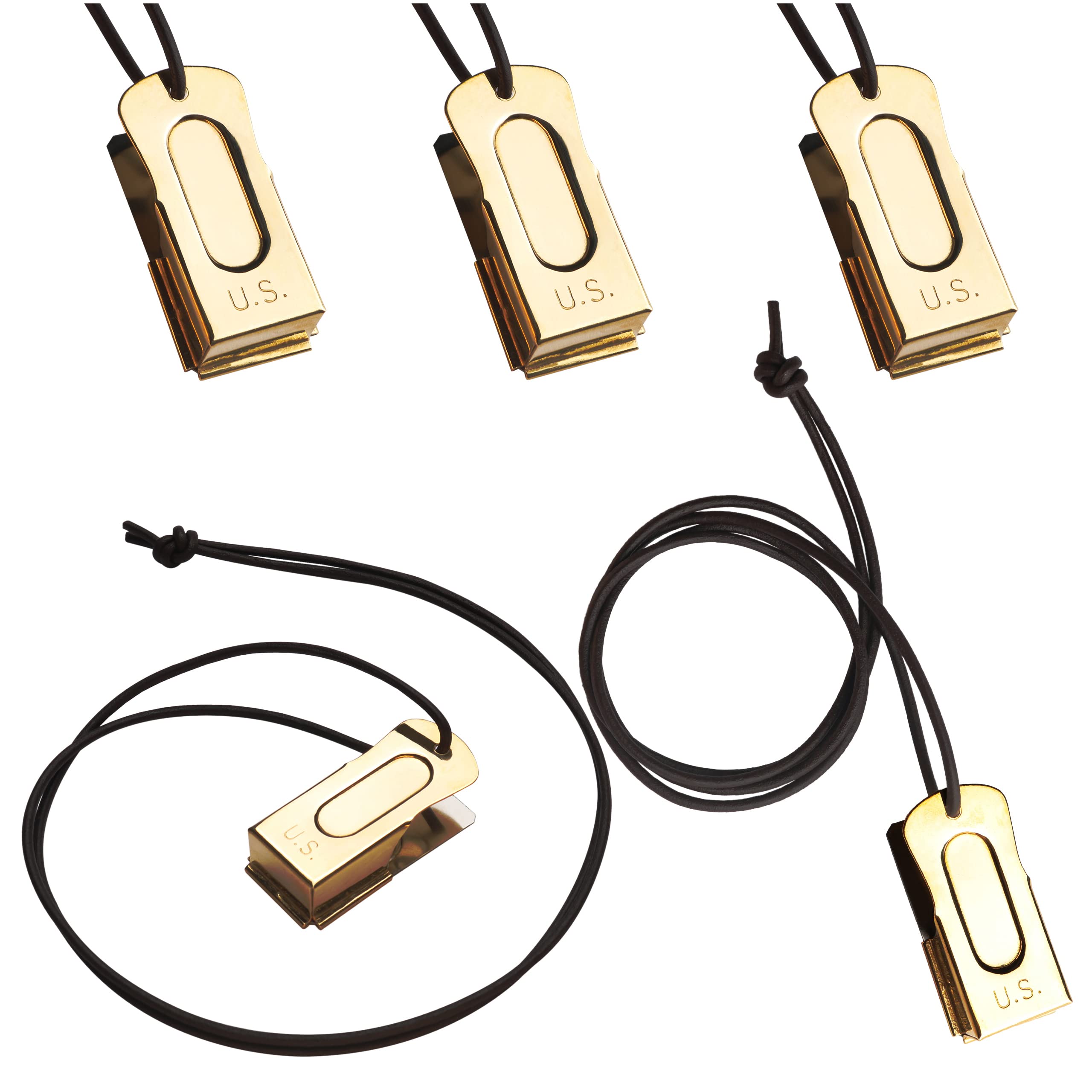 Mythrojan clicker laiton et acier, ensemble de 5 pour un entraînement fiable.