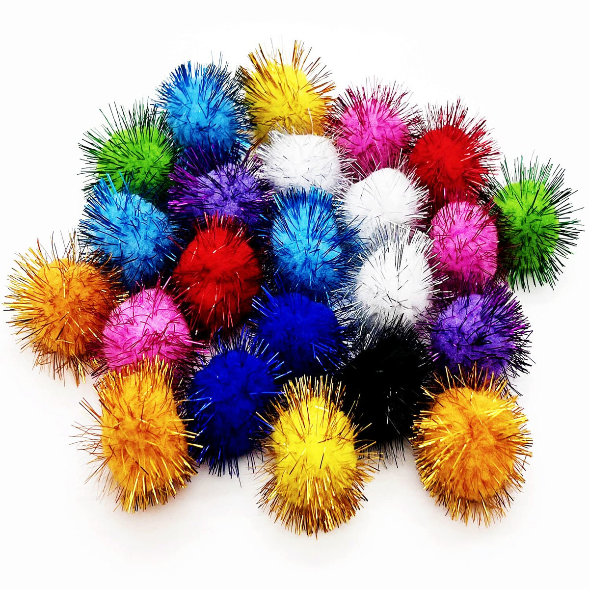 Balles chat scintillantes MYYZMY, ensemble de 24 pour divertir et stimuler l’agilité.