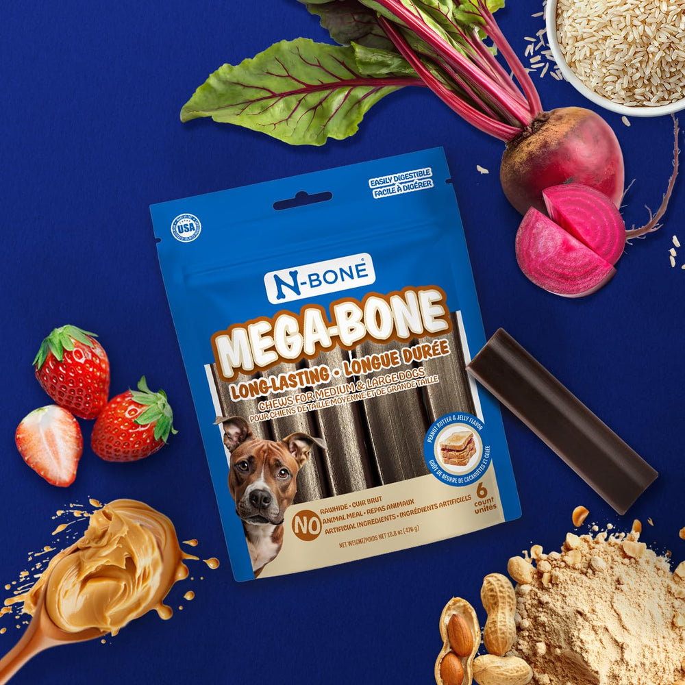 N-Bone Mega-Bone – parfum agréable lors du mâchage et de l’ouverture.