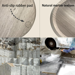 NANSHOP bol en marbre, matériau naturel et durable.