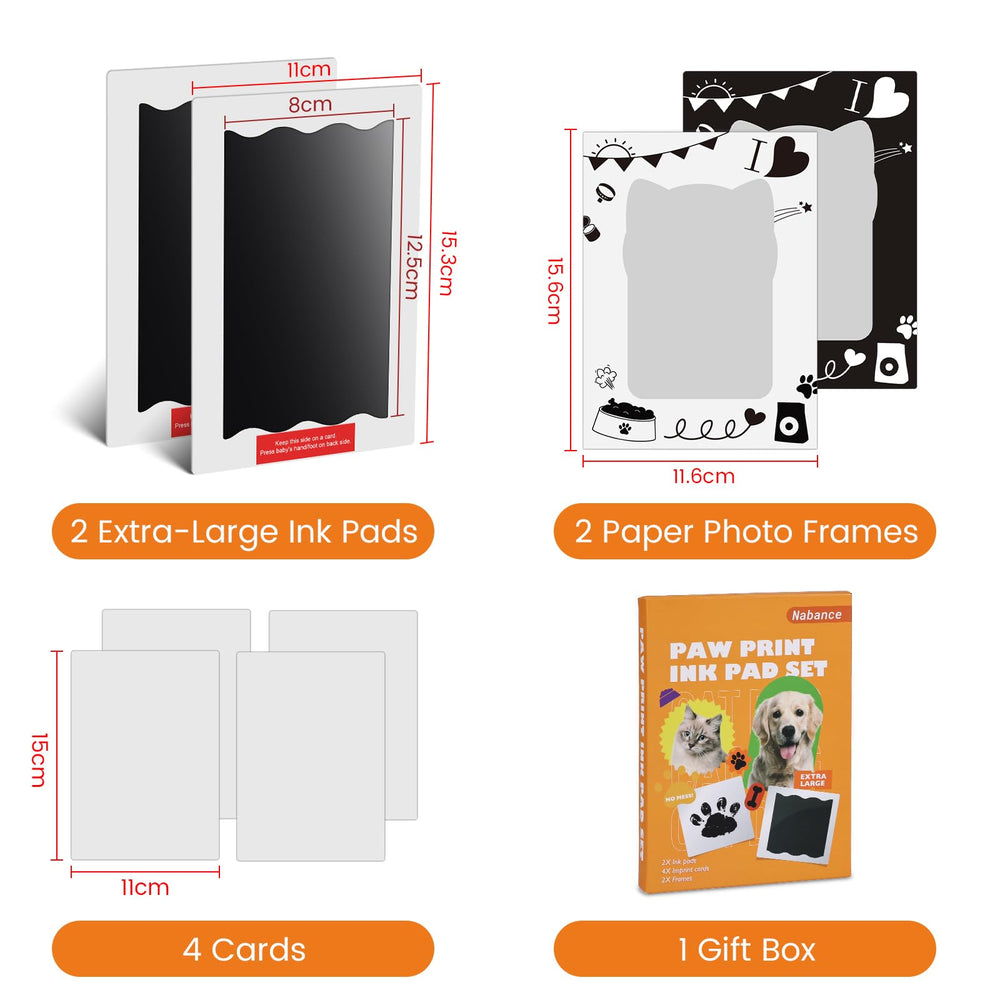 Nabance cadre photo double, affichez les empreintes et photos en jolie mise en page.