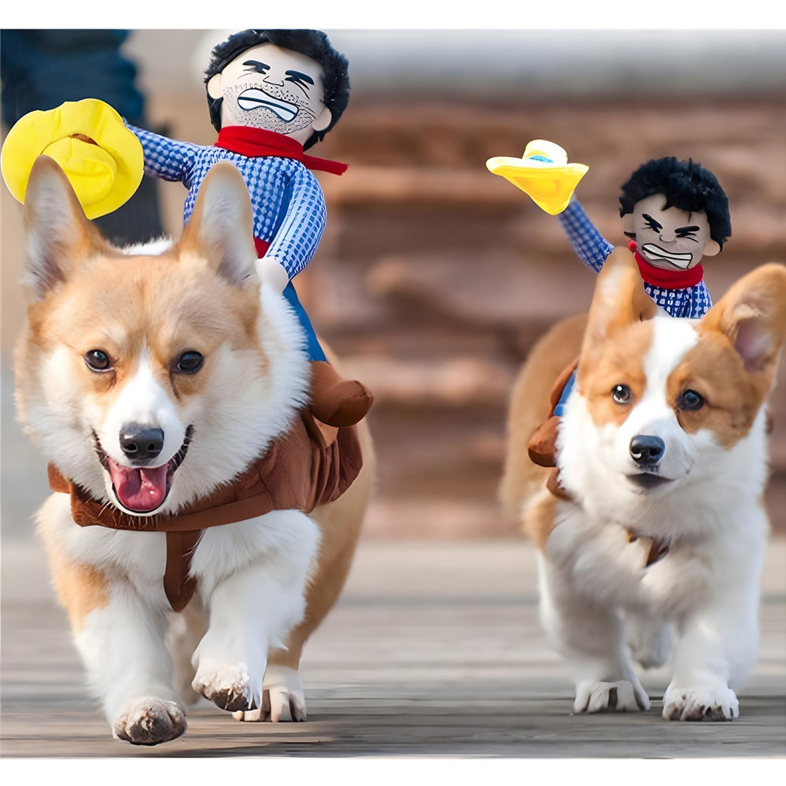 NACOCO costume chien cowboy – matériaux doux et respirants pour toute la journée.