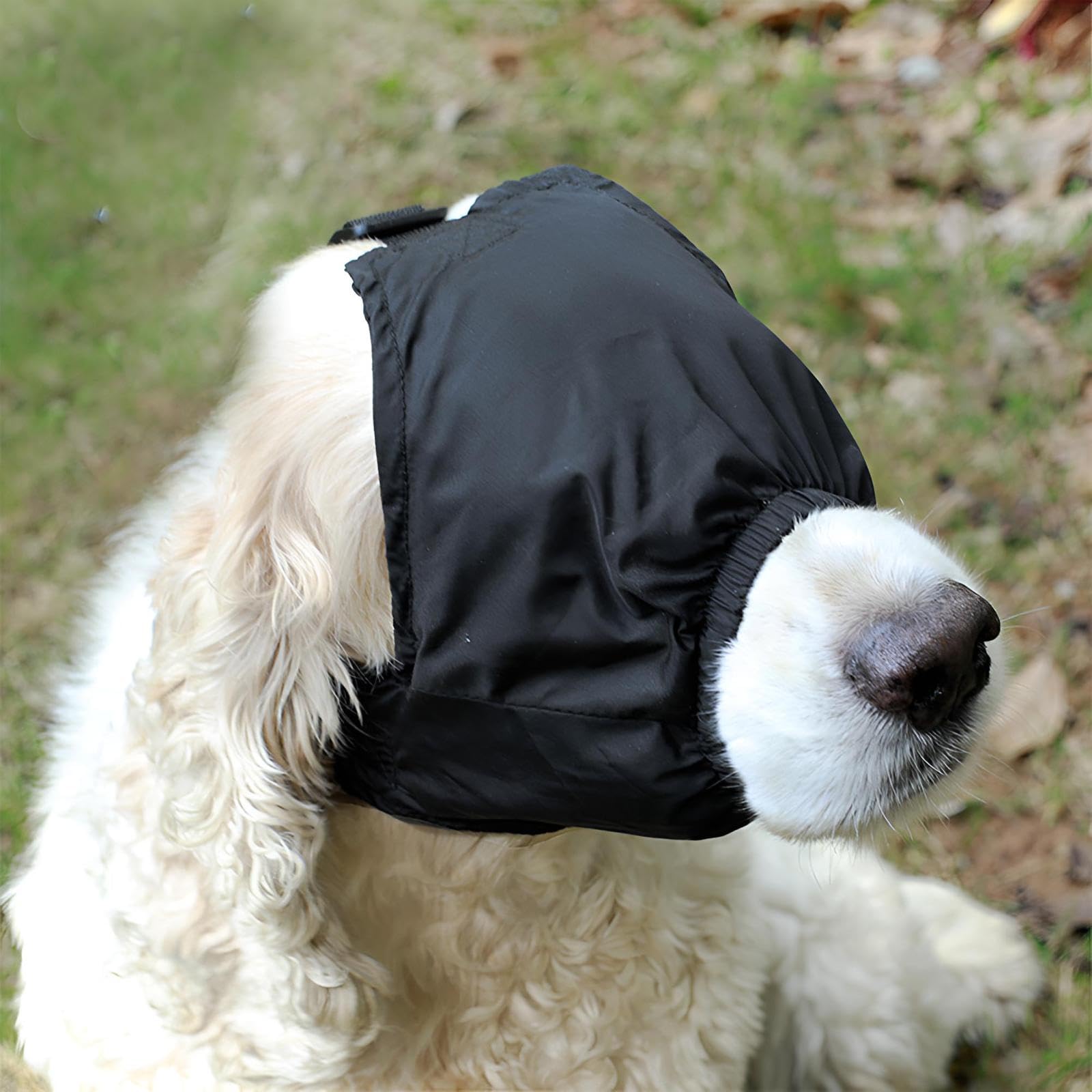 Le masque NACOCO pour chien existe en tailles variées pour un ajustement confortable.