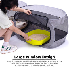 NAFU parc d'angle – nettoyage facile et ventilation adéquate.