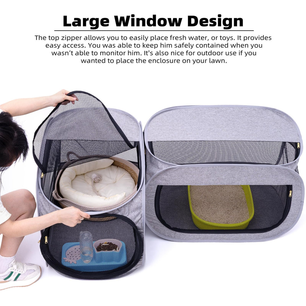 NAFU parc d'angle – ouverture supérieure pratique pour jouets et eau.