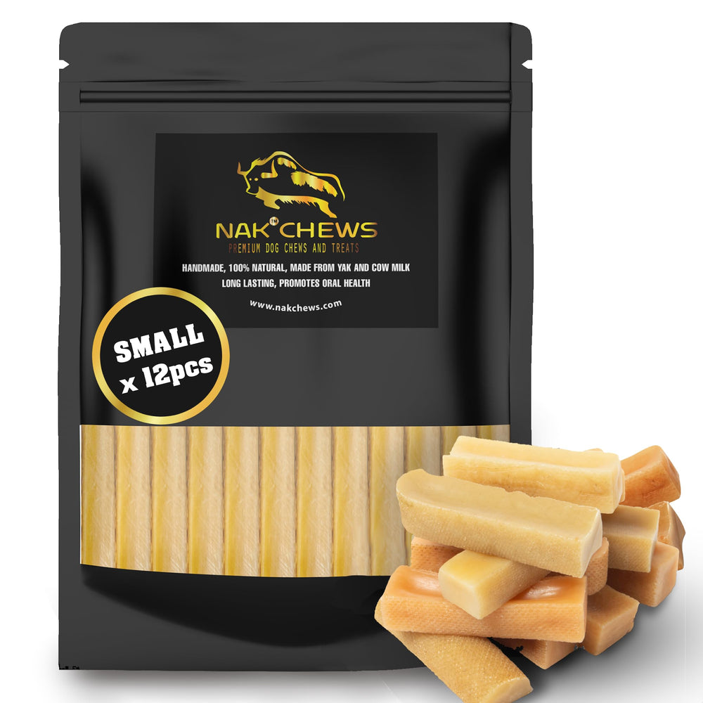NAK Chews détail du morceau fromage yak, saveur protéinée.