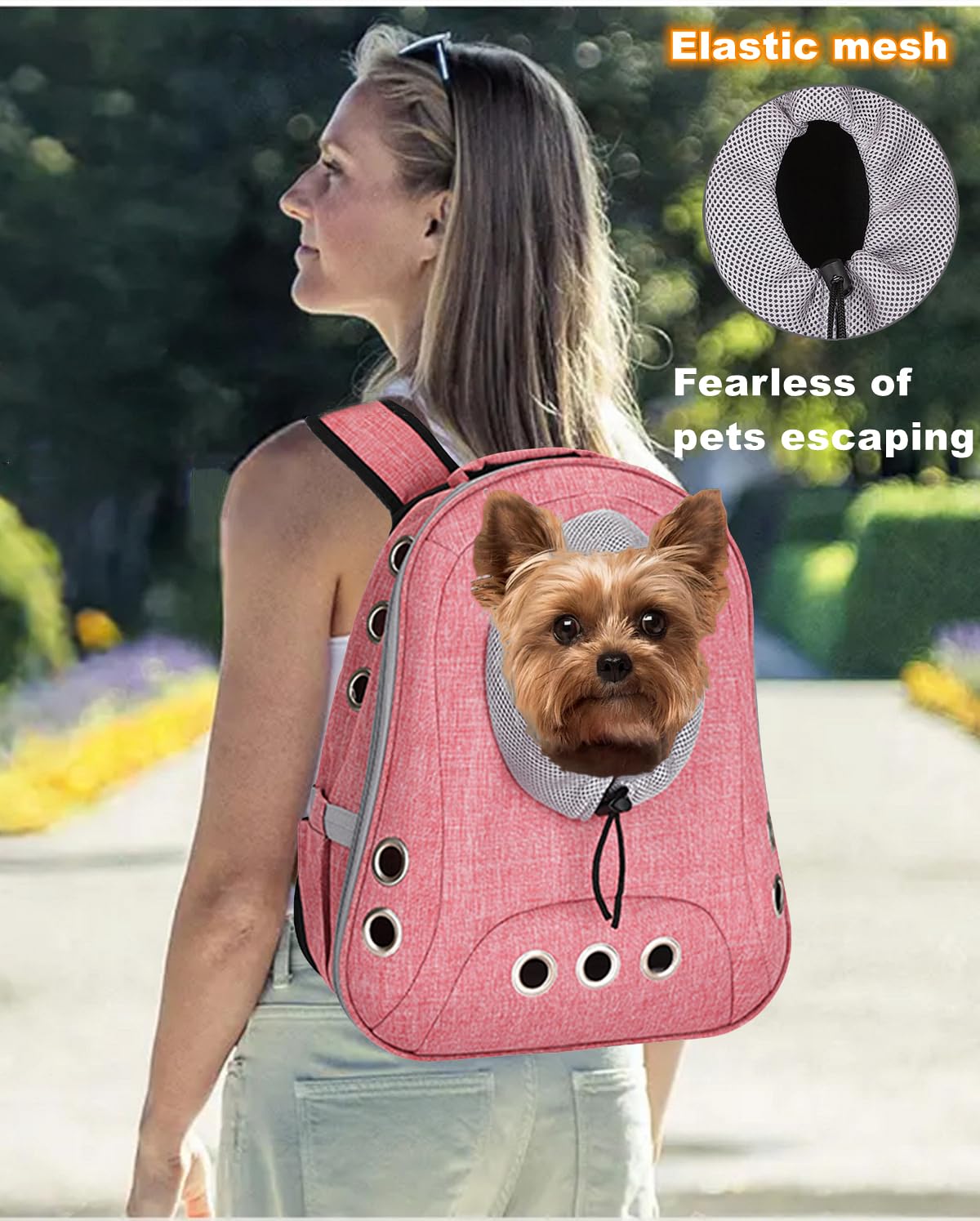 NALIYOUHU Sac dos chien pliable, rangement facile après utilisation.