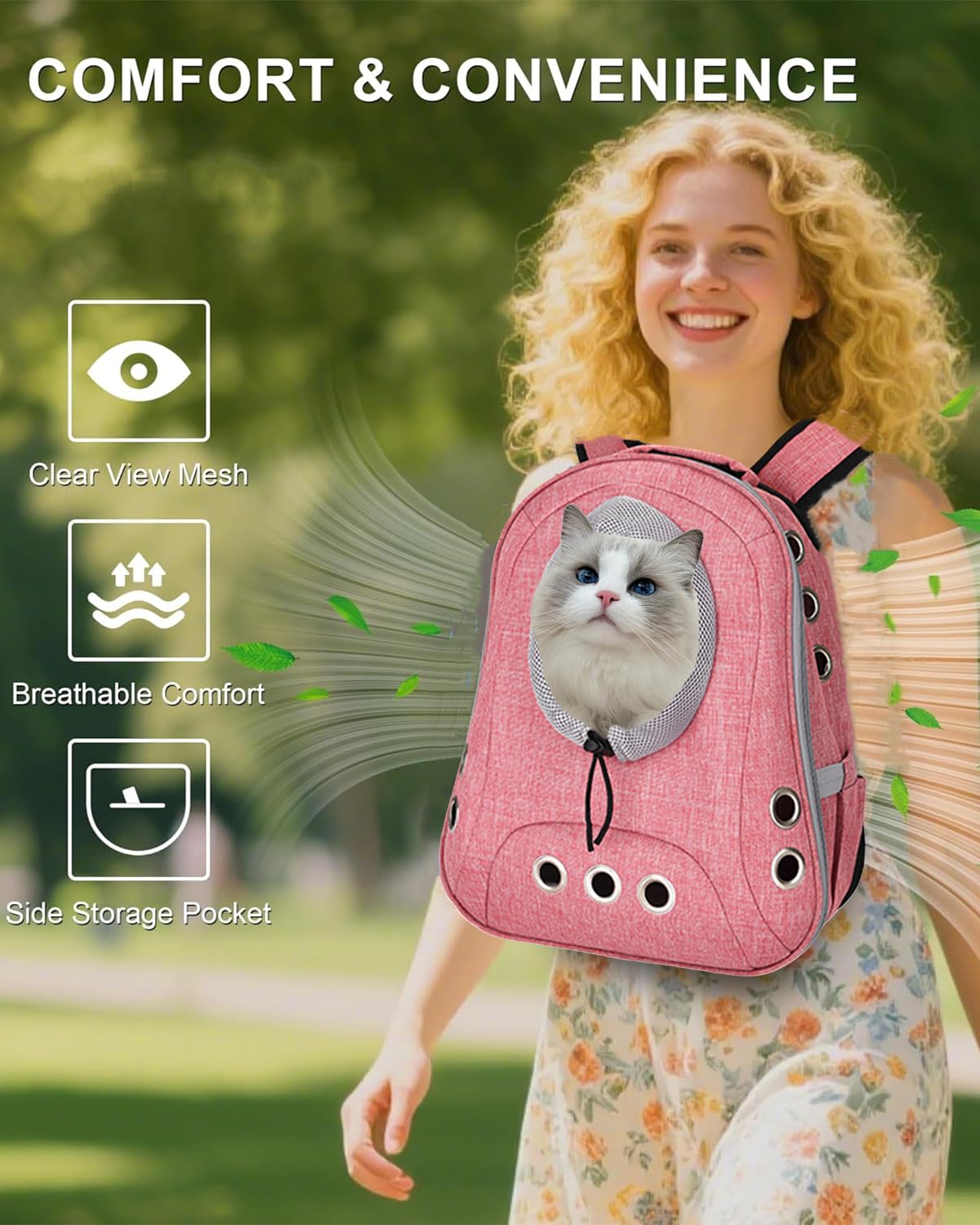 NALIYOUHU Sac dos chien poches porte-essentiels pour snacks et documents.