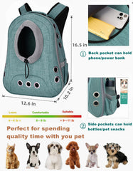 NALIYOUHU sac dos chien porte arriere ergonomique pour respect du dos