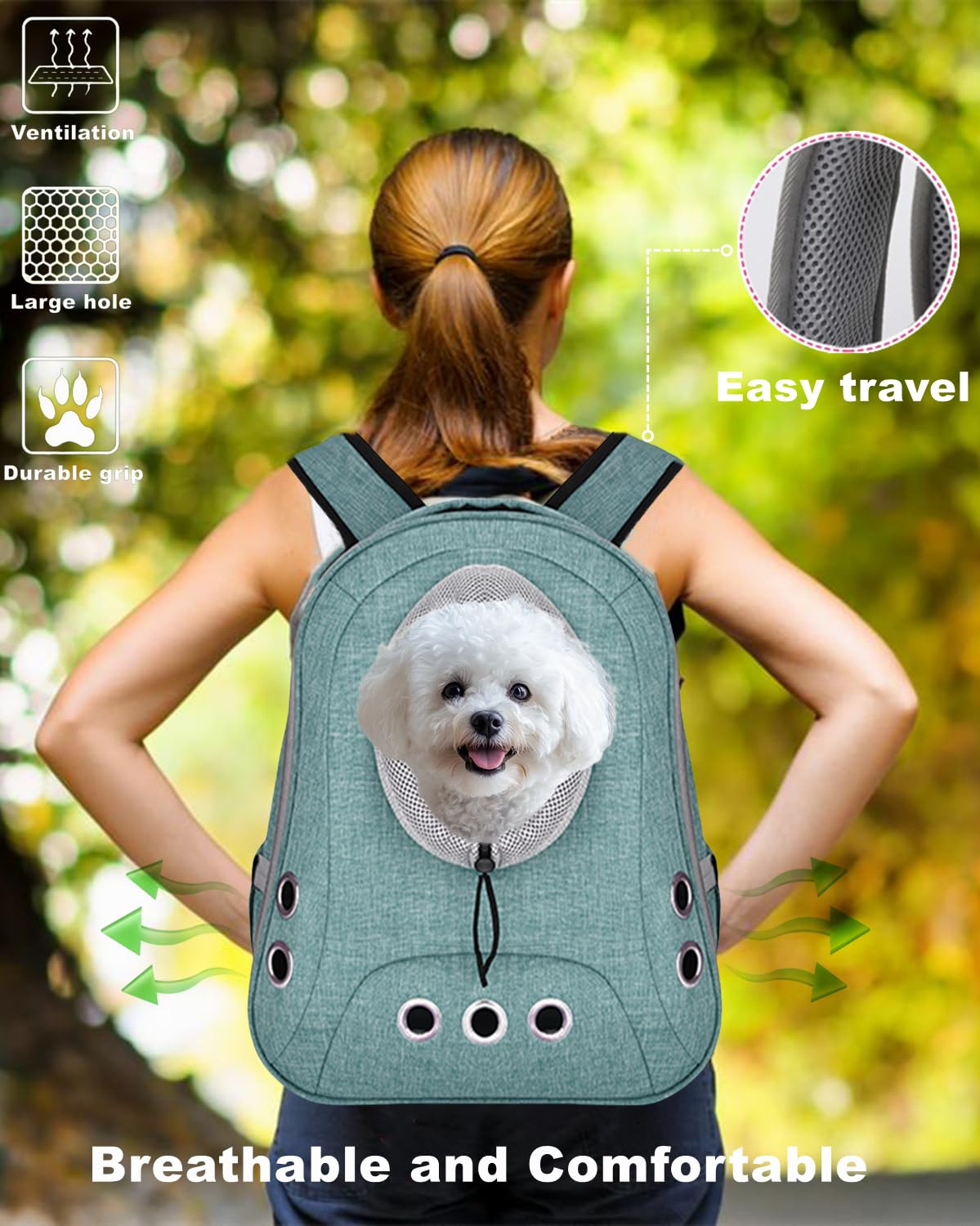 NALIYOUHU sac dos pliable, rangement facile apres utilisation