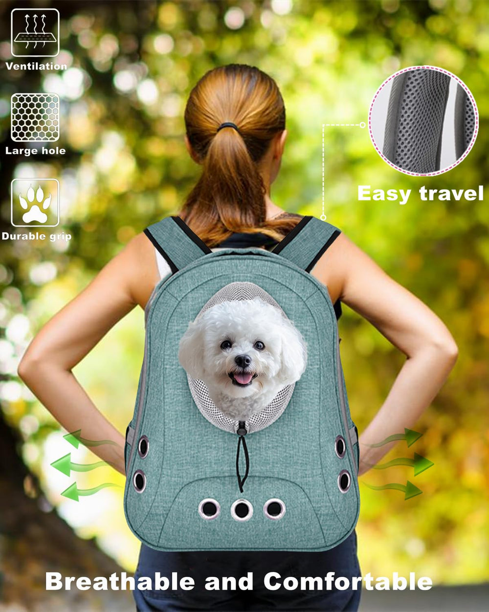 NALIYOUHU sac dos pliable, rangement facile apres utilisation