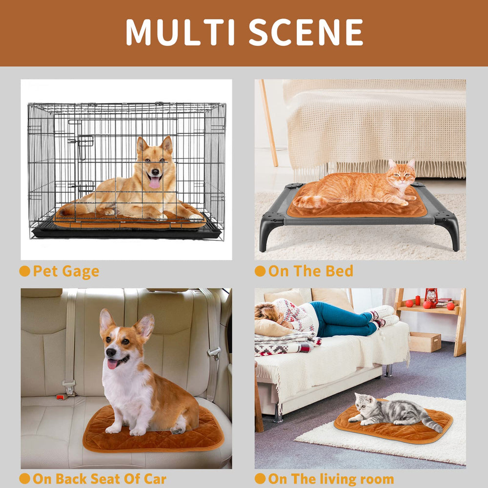 NAMOTEK tapis auto-chauffant chien voyage, compagnon chaud en déplacement.