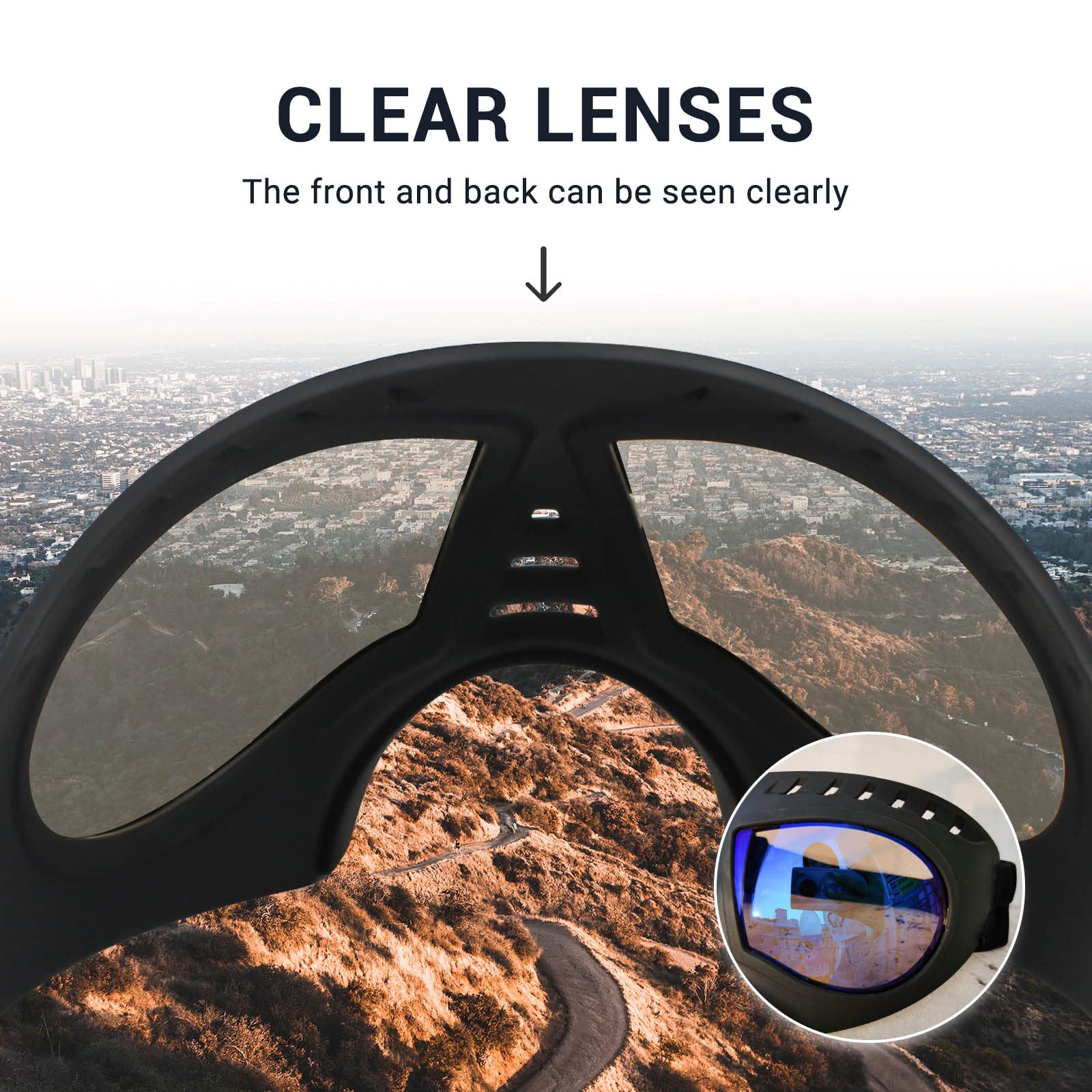 Lunettes NAMSAN anti-brouillard avec ventilation évitent la buée.