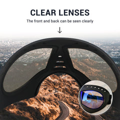 Lunettes NAMSAN anti-brouillard avec ventilation évitent la buée.