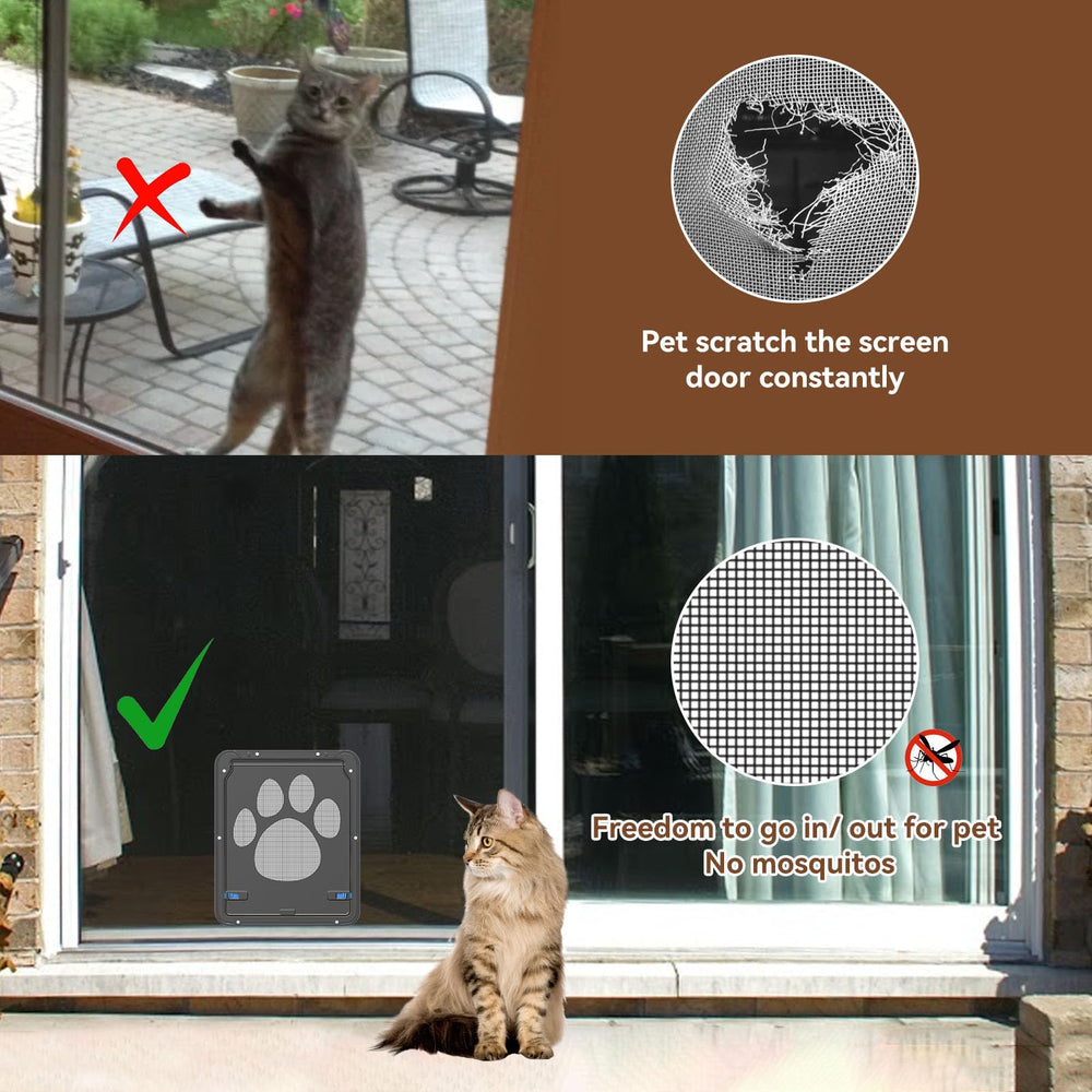 Porte chat ABS durable par NAMSAN, structure robuste 8x10.