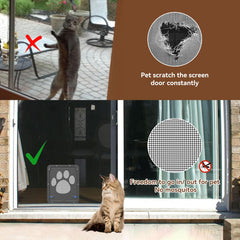 Porte chat ABS durable par NAMSAN, structure robuste 8x10.