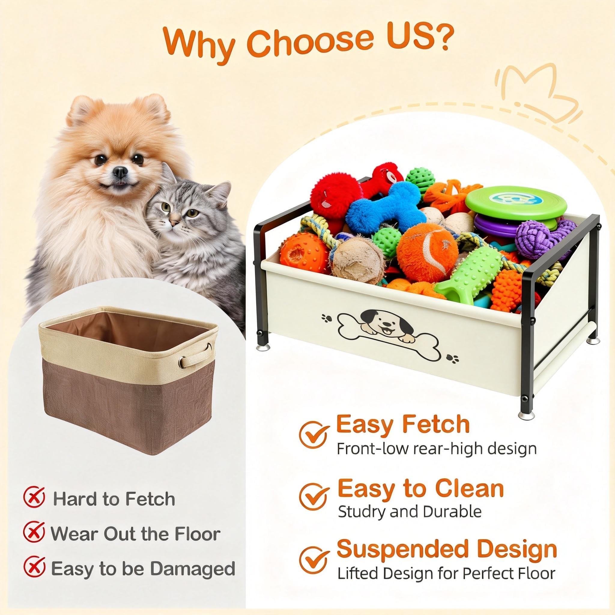 NANAGIFTREE, grande capacité, rangement généreux pour jouets et accessoires.