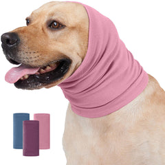 Capuche apaisante Nanaki pour chien avec couvre-oreilles, pour calmer et réchauffer.