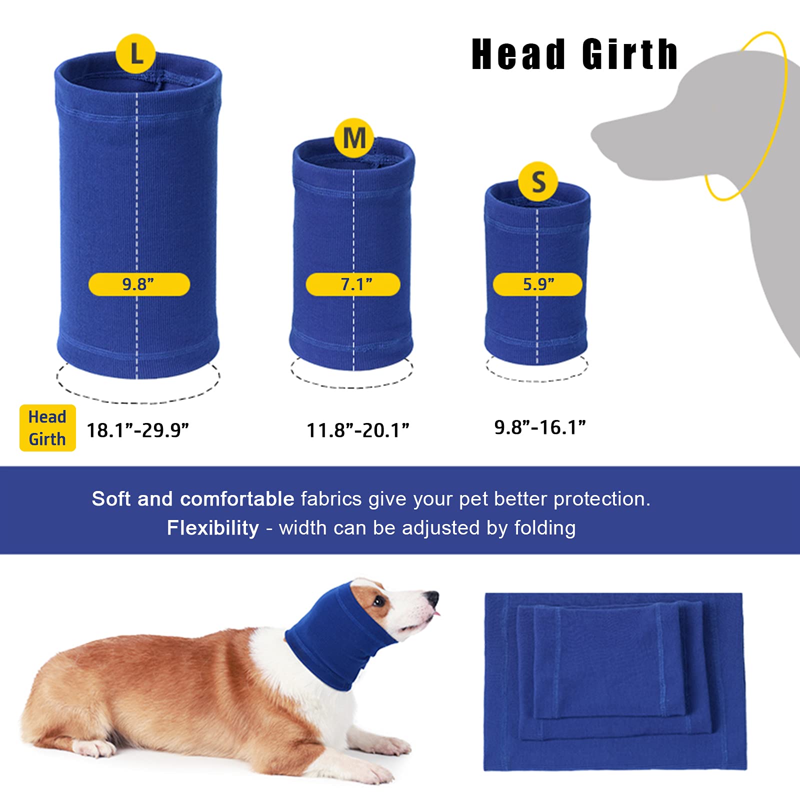 Nanaki capuche chien feux d'artifice apaisement et sécurité.