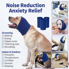 Nanaki Hoodie calme chien, oreilles protégées pour calmer lors des sorties.