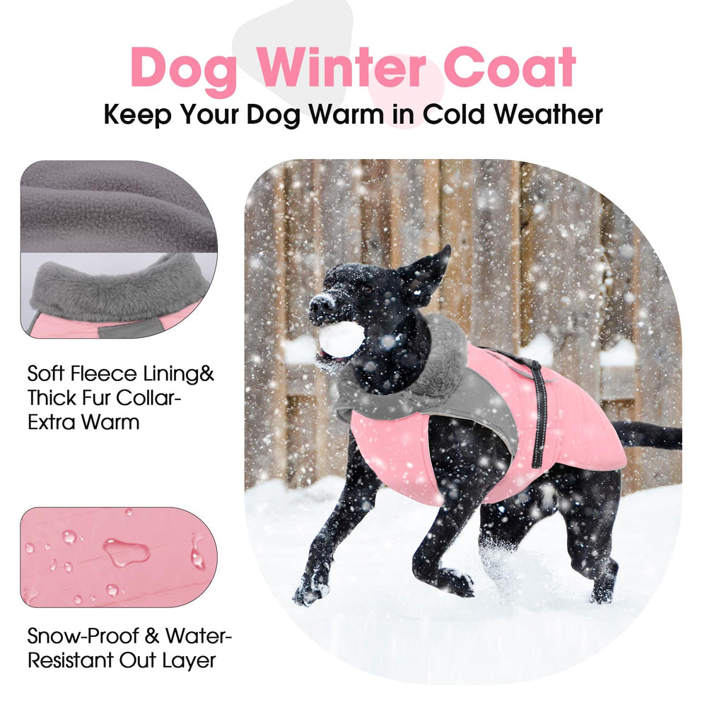 Nanaki manteau chien hiver doublure polaire – chaleur douce et agréable.