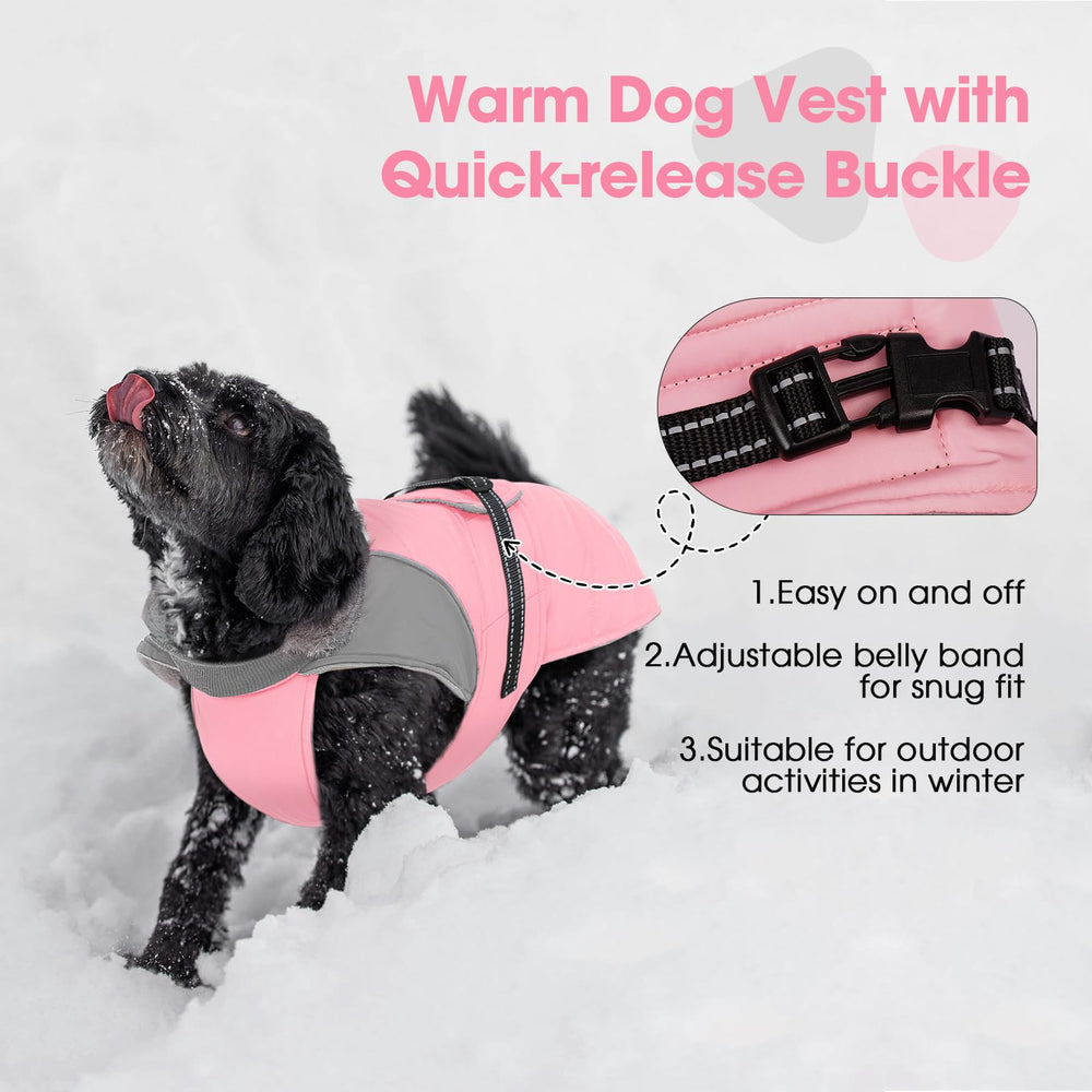 Nanaki manteau chien hiver reglable taille – ajustement personnalisé.