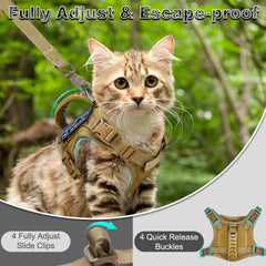 nanappice harnais-chat maille respirante ventilation pendant les sorties