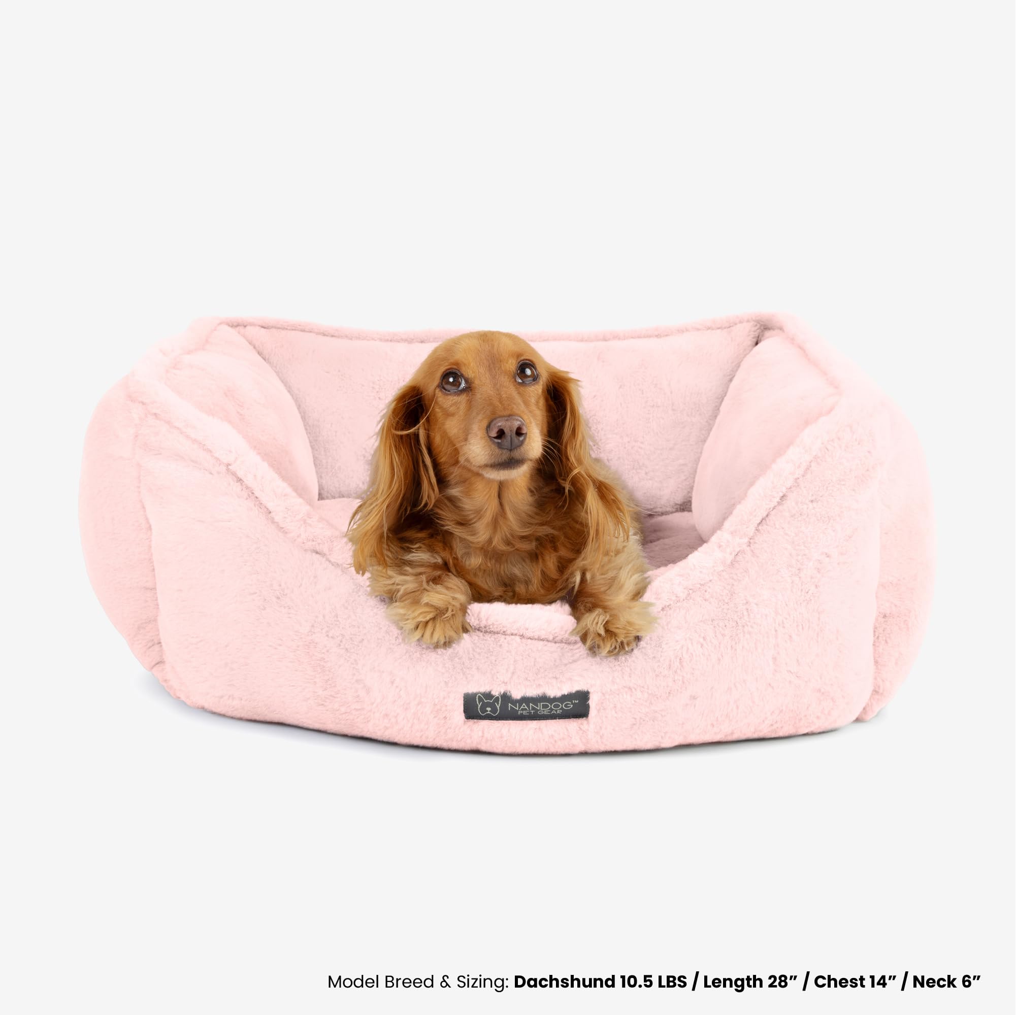 NANDOG lit ambiance domestique rose, s'intègre à votre déco.