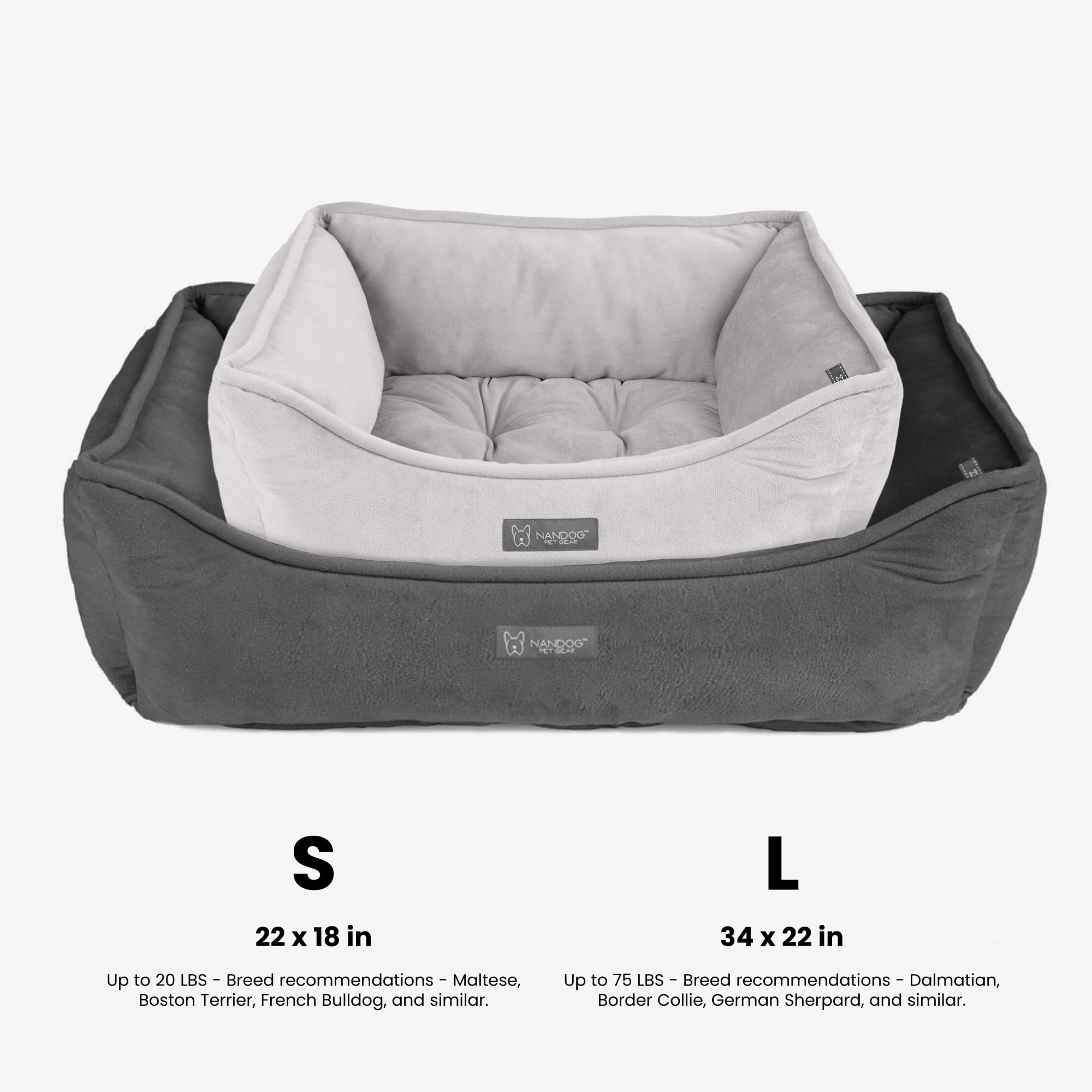 NANDOG lit polyvalent pour chien, chat, voyage et pause détente.
