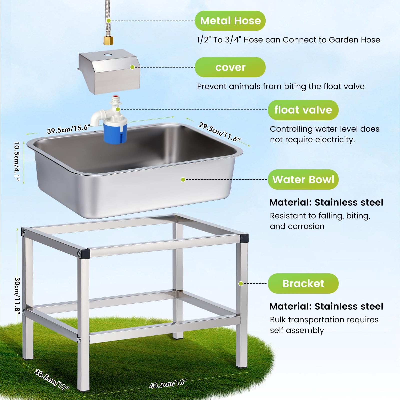 Étagère amovible NAOEDEAH, adaptable pour gros et petits chiens.