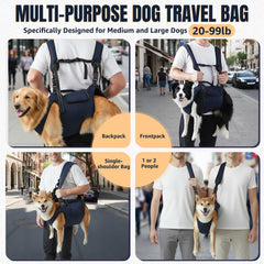Nasjac harnais-dog-lift epaule-simple: portage flexible lors des sorties