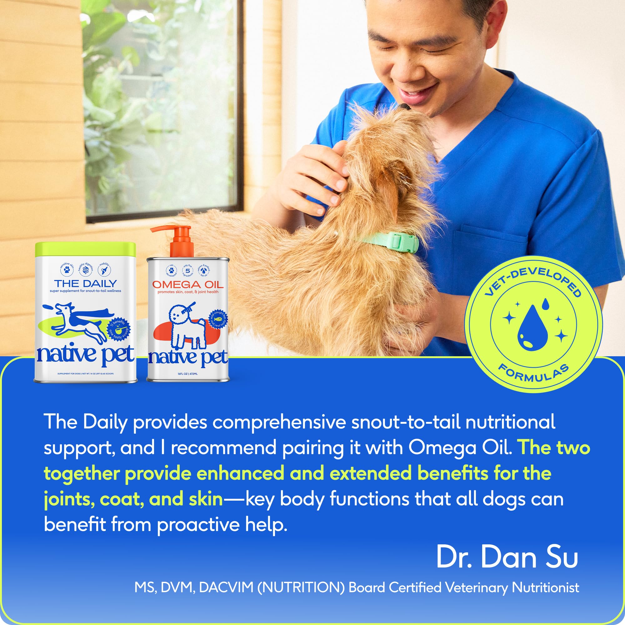 Soutien digestion et probiotiques dans le bundle Native Pet