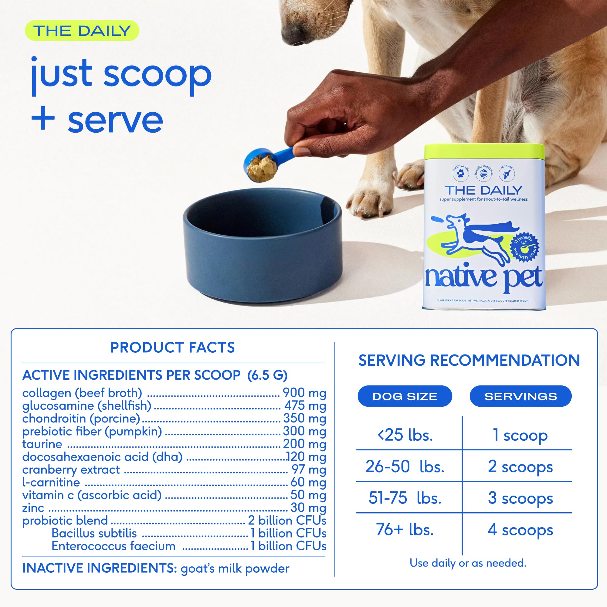 Immunité canine renforcée par 11-en-1 Native Pet