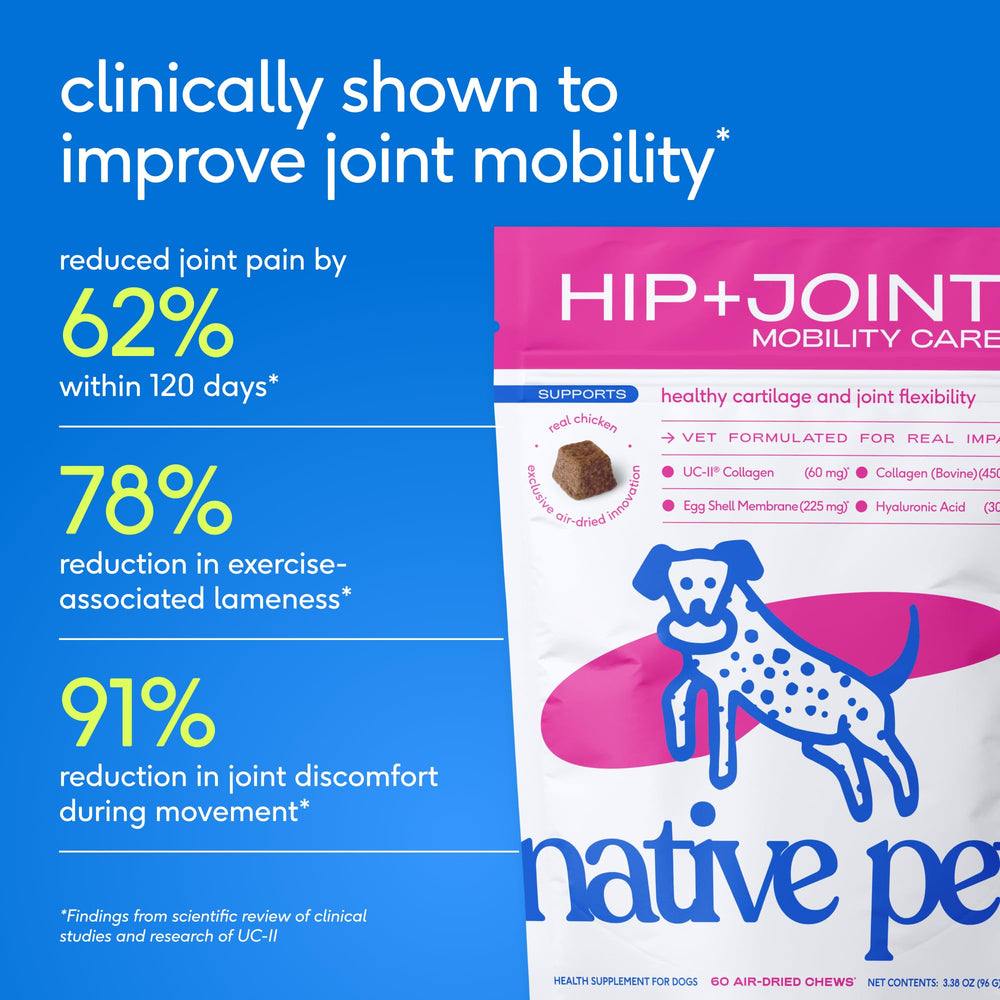 Acide hyaluronique HA Native Pet Mobility pour l'hydratation