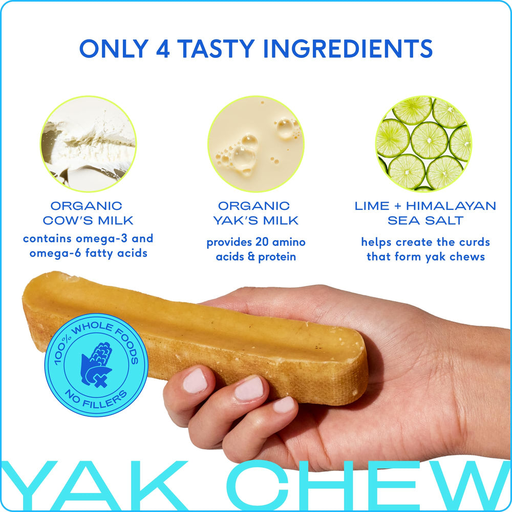 Native Pet Yak Cheese Himalayen XL fromage de yak naturel – source de protéines.