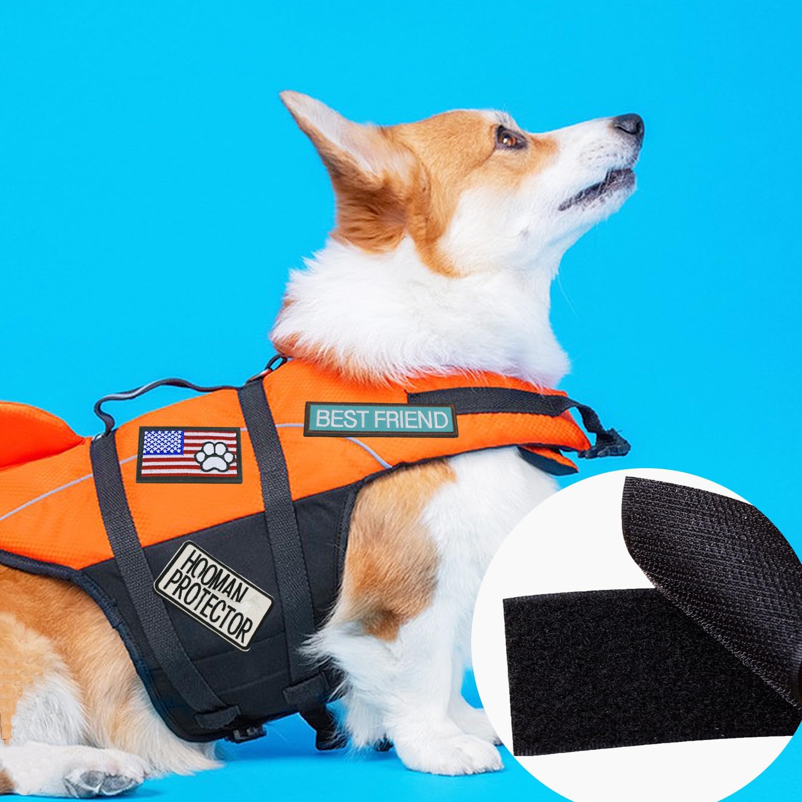 Ensemble patchs Naturahand pour harnais chien, polyvalent et pratique.