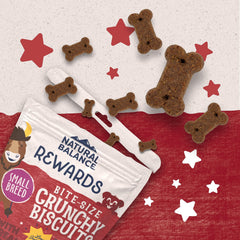 Natural Balance friandises petites portions – bison croustillant pour petites races.
