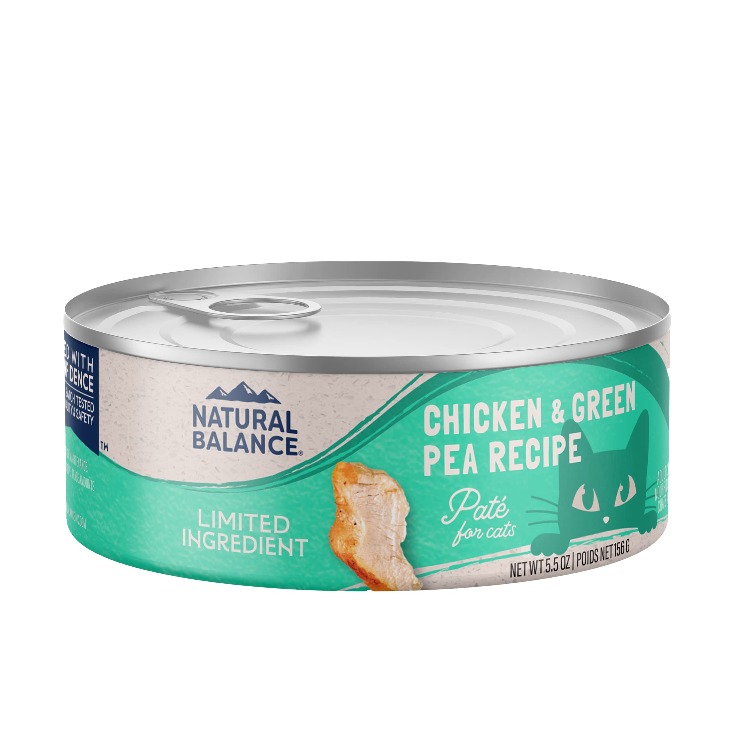 Natural Balance, boite poulet et pois verts, repas équilibré et pratique.